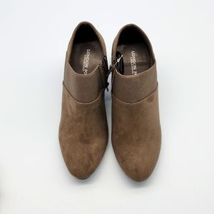 LONDON FOG Womens Bobbie Heel Ankle Booties